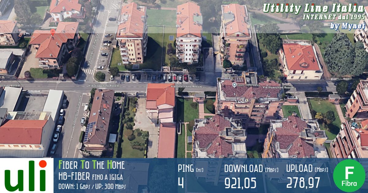 Upgrade gratuito da FTTC a fibra FTTH in Via Rossini a Cesano Maderno