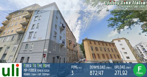 Trieste - Nuova in linea fibra ottica FTTH 1Giga